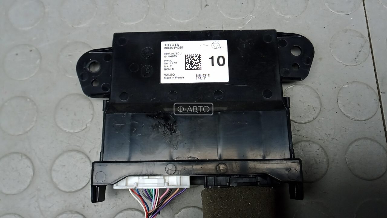 Блок управления печки и климат-контроля